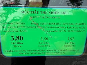 Xe Toyota Yaris Cross HEV 1.5 CVT 2023